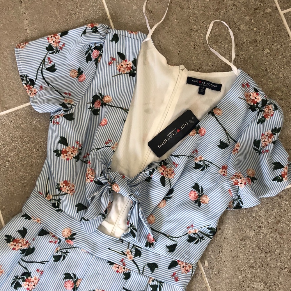 Floral pant jumper